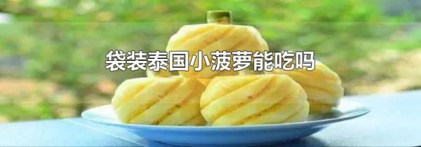 袋装泰国小菠萝能吃吗