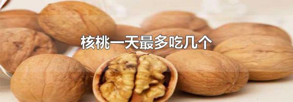 核桃一天最多吃几个