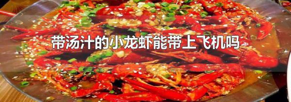带汤汁的小龙虾能带上飞机吗