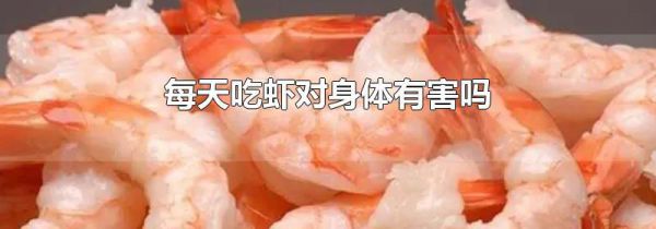 每天吃虾对身体有害吗