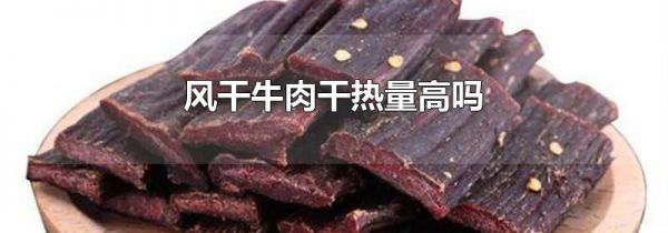 风干牛肉干热量高吗