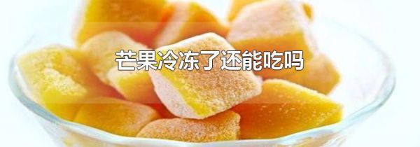 芒果冷冻了还能吃吗