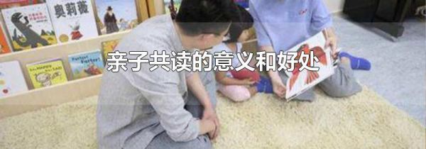 亲子共读的意义和好处