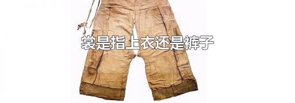 裳是指上衣还是裤子