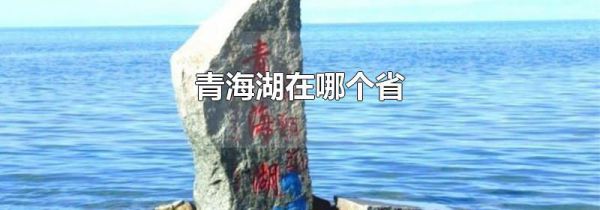 青海湖在哪个省