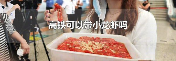 高铁可以带小龙虾吗