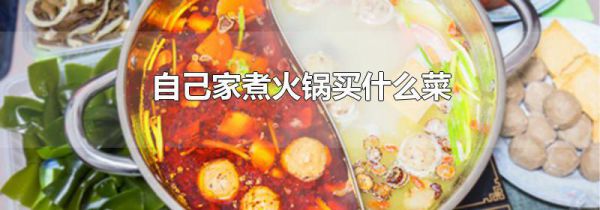 自己家煮火锅买什么菜