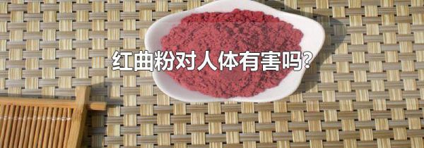红曲粉对人体有害吗?