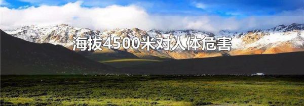 海拔4500米对人体危害