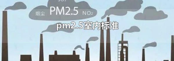 pm2.5室内标准