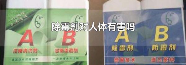 除霉剂对人体有害吗