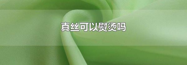 真丝可以熨烫吗