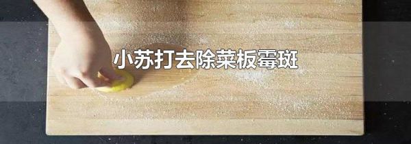 小苏打去除菜板霉斑