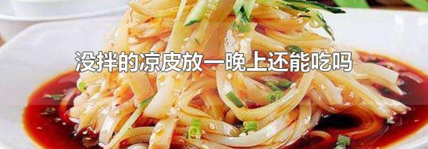 没拌的凉皮放一晚上还能吃吗