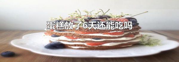 蛋糕放了6天还能吃吗