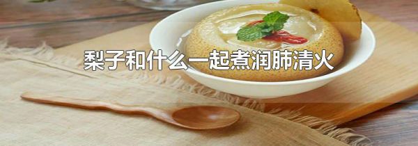 梨子和什么一起煮润肺清火
