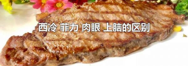 西冷 菲力 肉眼 上脑的区别