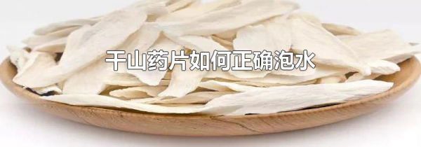干山药片如何正确泡水