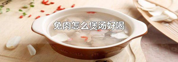 兔肉怎么煲汤好喝