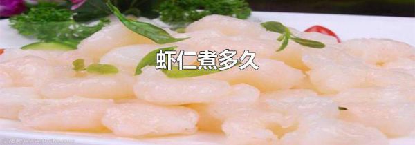 虾仁煮多久