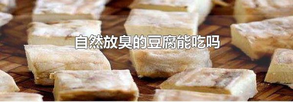 自然放臭的豆腐能吃吗