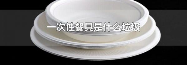 一次性餐具是什么垃圾