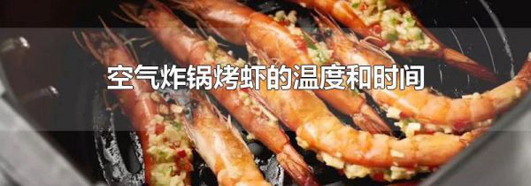 空气炸锅烤虾的温度和时间