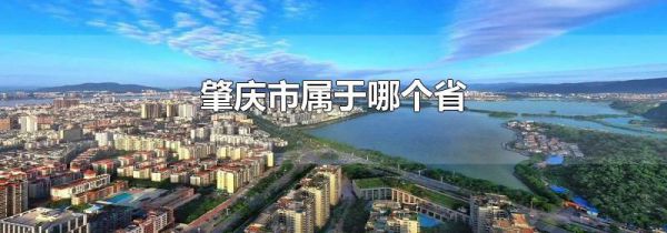 肇庆市属于哪个省