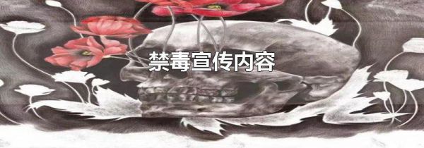 禁毒宣传内容