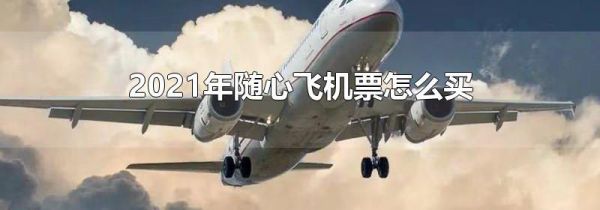 2021年随心飞机票怎么买