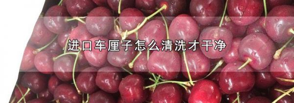 进口车厘子怎么清洗才干净