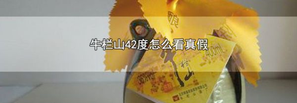牛栏山42度怎么看真假