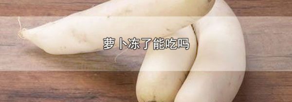 萝卜冻了能吃吗