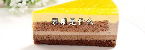 慕斯是什么