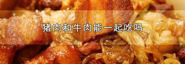 猪肉和牛肉能一起吃吗