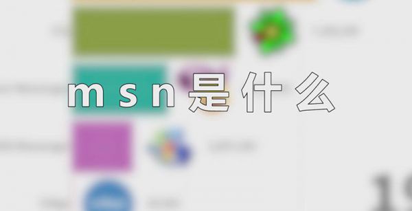 msn是什么