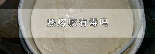 热熔胶有毒吗