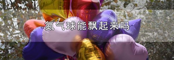 氮气球能飘起来吗