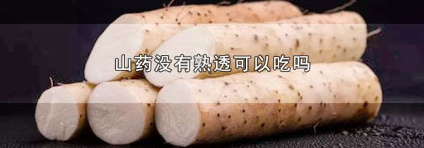山药没有熟透可以吃吗