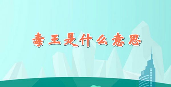 毒王是什么意思