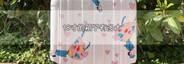 18寸的箱子有多大