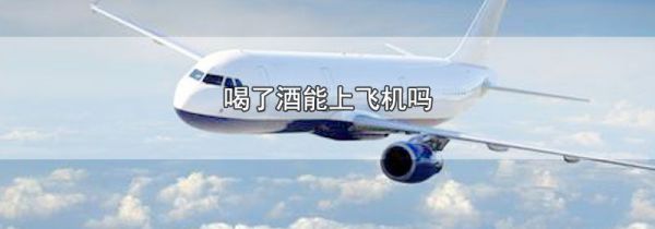 喝了酒能上飞机吗