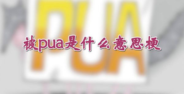 被pua是什么意思梗