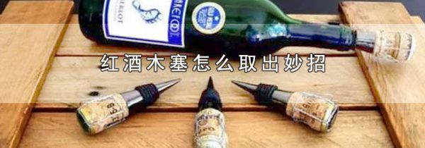 红酒木塞怎么取出妙招