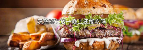 汉堡25℃放一晚上还能吃吗