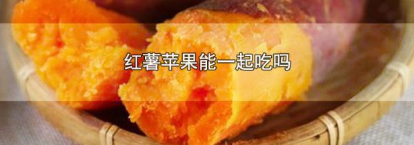 红薯苹果能一起吃吗