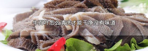 牛百叶怎么清洗才能干净没有味道