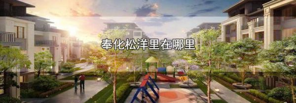 奉化松洋里在哪里