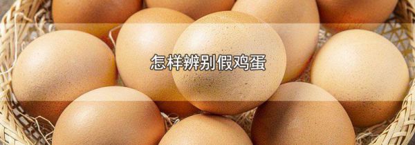 怎样辨别假鸡蛋