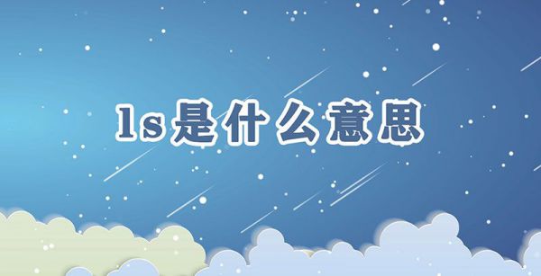 ls是什么意思